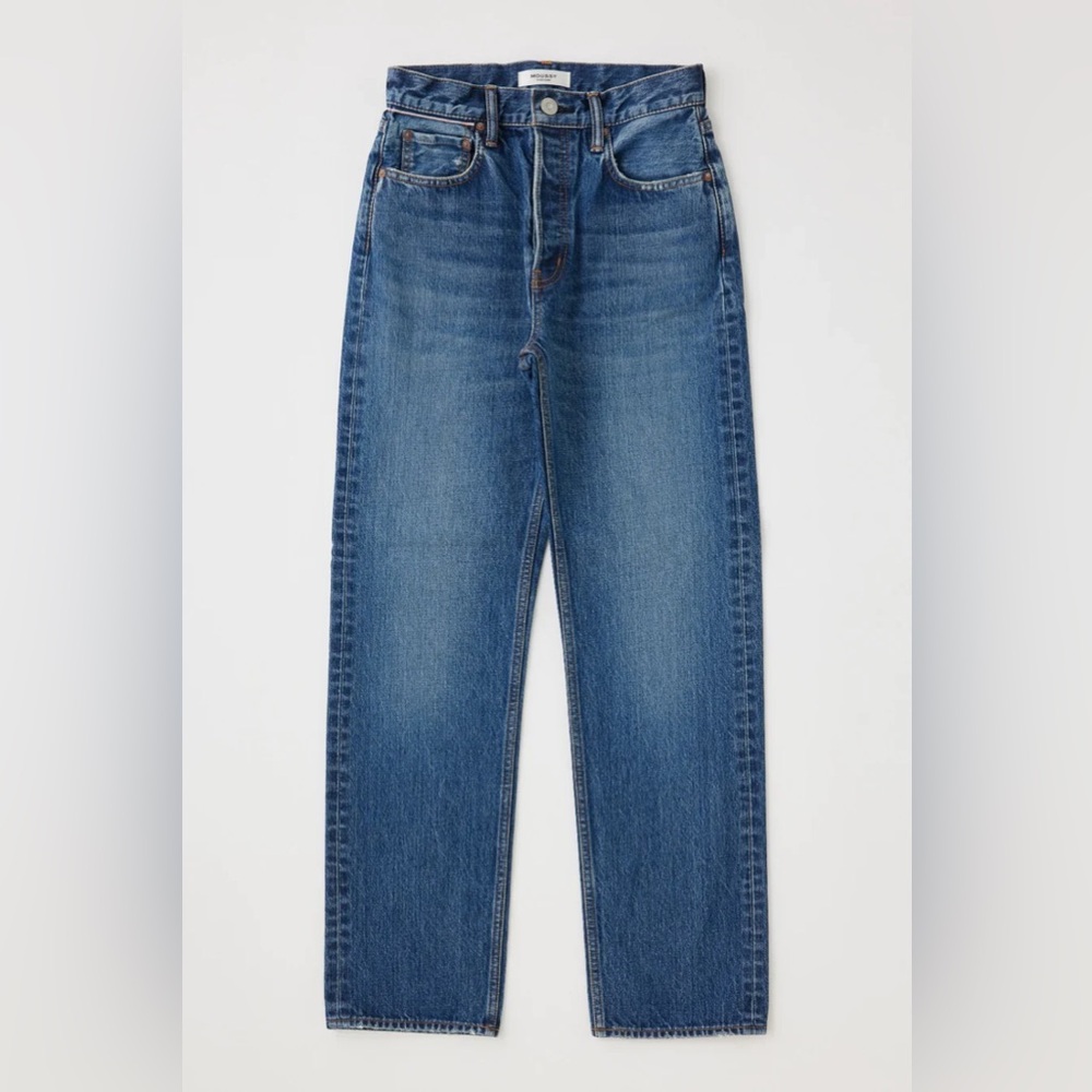 Moussy Vintage Whitney wide Straight Blue Jeans 25